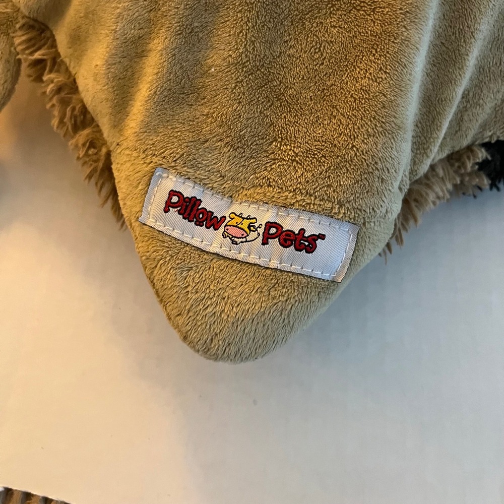 Pillow Pets Playful Puppy Dog Plush 18 inch Tan Brown Stuffed Animal Toy 2010 - Picture 7 of 8